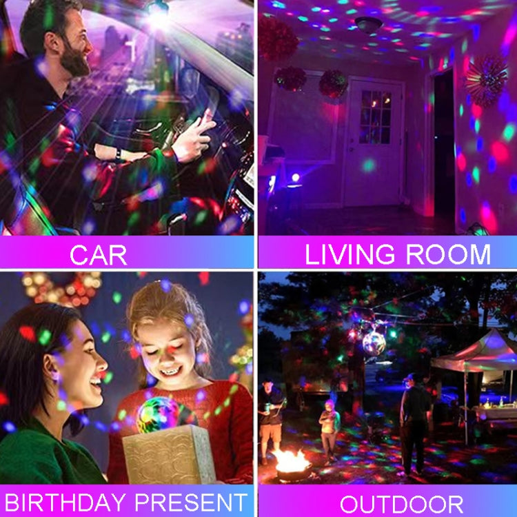 MS-201 USB Magic Ball Star Projection Light Vehicle Car Atmosphere Light Support APP Control(Round) - Stage Lighting by PMC TechLife | Online Shopping South Africa | PMC TechLife | Buy Now Pay Later Mobicred