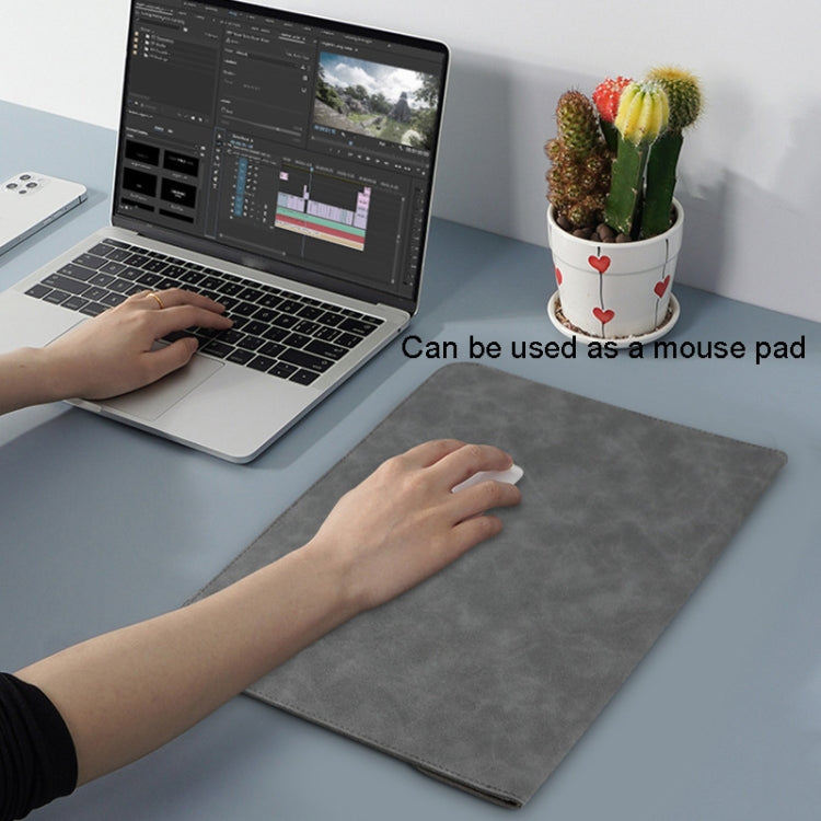 A20 Laptop Bag Magnetic Suction Slim Tablet Case Inner Bag, Size: 15.4/16 inch(Black) - 15 inch by PMC Jewellery | Online Shopping South Africa | PMC Jewellery | Buy Now Pay Later Mobicred