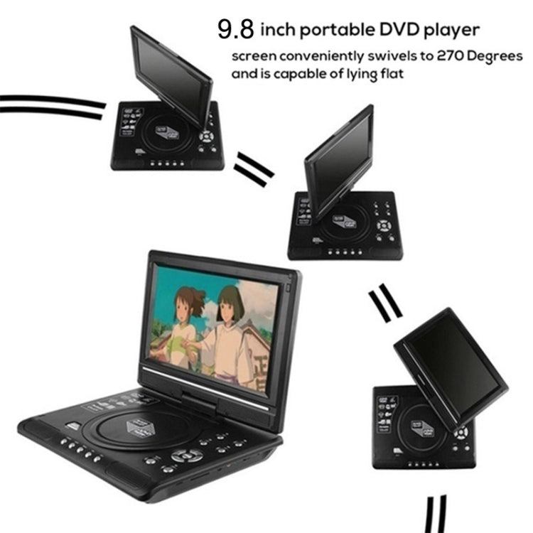 8.5 Inch LCD Screen Portable EVD Multimedia Player Play-watching Machine(EU Plug) - DVD & LCD Player by PMC TechLife | Online Shopping South Africa | PMC TechLife | Buy Now Pay Later Mobicred