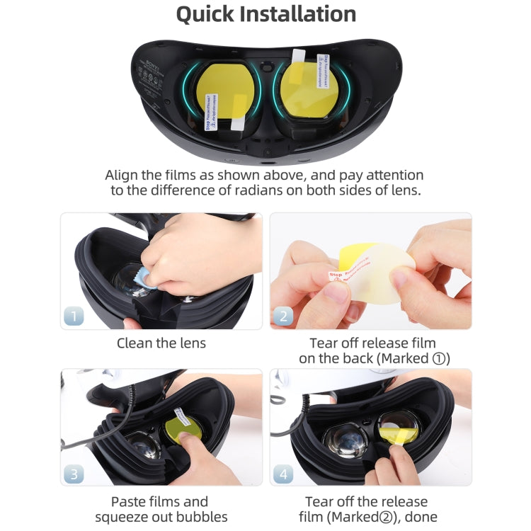 For PlayStation VR2 Hifylux PS-FF29 Lens Protective Film Set HD Scratch-Proof TPU Soft Film(As Show) - VR Accessories by PMC TechLife | Online Shopping South Africa | PMC TechLife | Buy Now Pay Later Mobicred