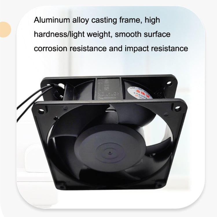 XIN RUI FENG XRF12038HASL 110V Oil Bearing 12cm Cooling Fan - free shipping - PMC TechLife - Order now!