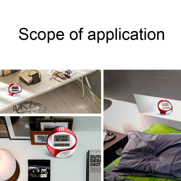 3885N Modern Silent Electronic Clock LCD Large Character Clock(Black) - Wall Clock by PMc TechLife | Online Shopping South Africa | PMc TechLife | Buy Now Pay Later Mobicred