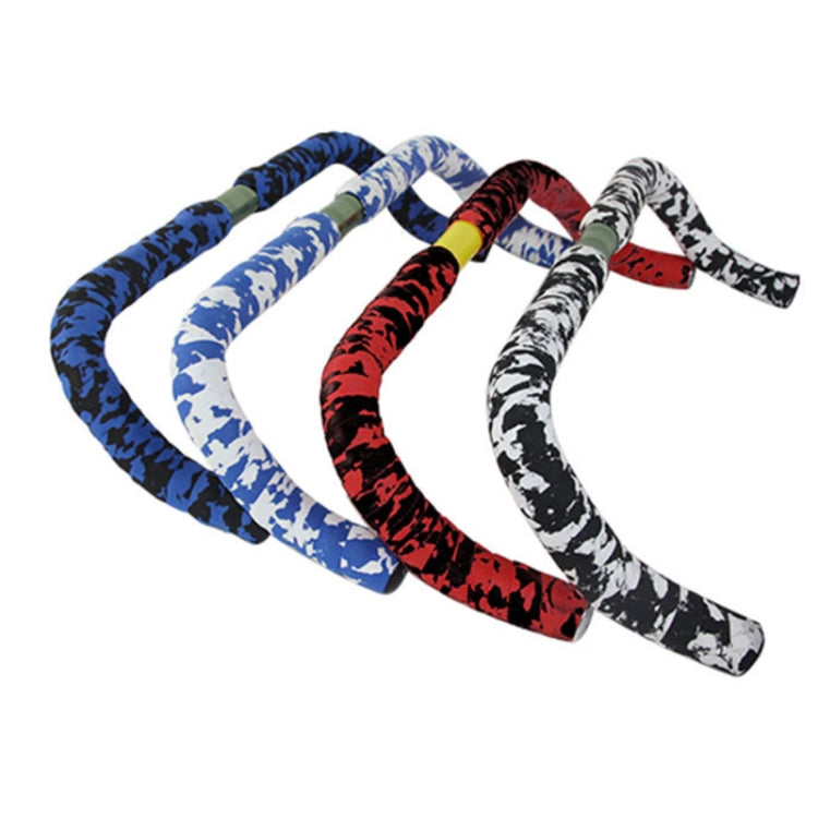 Camouflage Bicycle Curved Handlebar Straps(Blue White) - Decorative Accessories by PMC TechLife | Online Shopping South Africa | PMC TechLife | Buy Now Pay Later Mobicred