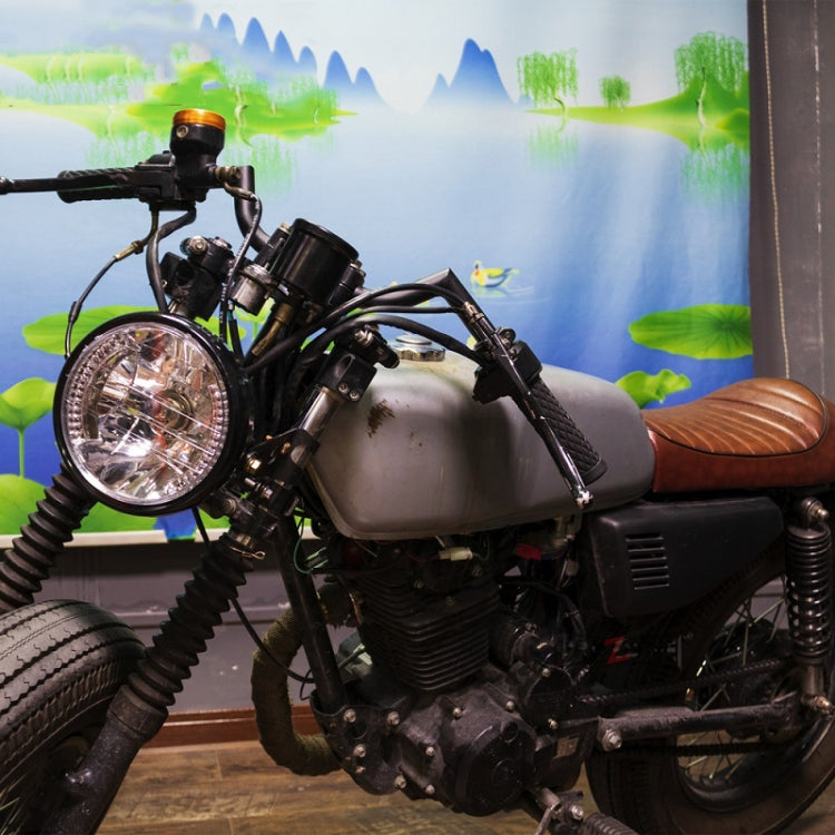 Motorcycle 7 Inch LED Headlight Angel Ring With Steering Function(No Bracket) - Headlights by PMC TechLife | Online Shopping South Africa | PMC TechLife