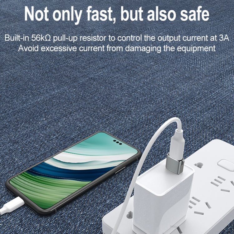 USB 2.0 Male To USB-C / Type-C Female Adapter, Support Charging & Transmission Data(Purple) - free shipping - PMC TechLife - Order now!