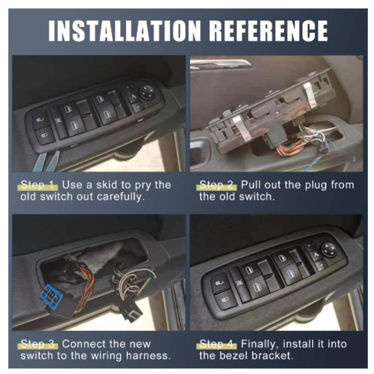 For 2008-2012 Nissan Sentra / 2005-2007 Pathfinder Car Window Switch Button Replacement Kit(93570-B4010) - Car Switches by PMc TechLife | Online Shopping South Africa | PMc TechLife | Buy Now Pay Later Mobicred