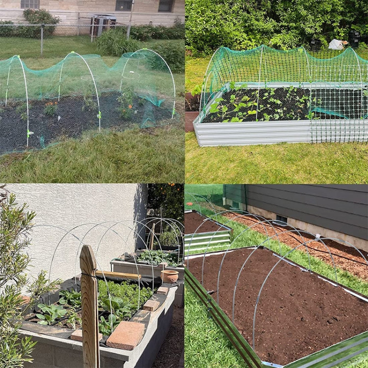 Garden Arch Greenhouse Hoops Rustproof Steel Tunnel Hoop Frame Plant Support, Speci: M 4 Rods 12 Arches - Plant Support & Care by PMC TechLife | Online Shopping South Africa | PMC TechLife