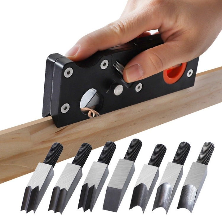 Woodworking Multi-Angle Chamfering Adjustable Depth Hand Planer, Color: Red - Wood Planers by PMc TechLife | Online Shopping South Africa | PMc TechLife | Buy Now Pay Later Mobicred