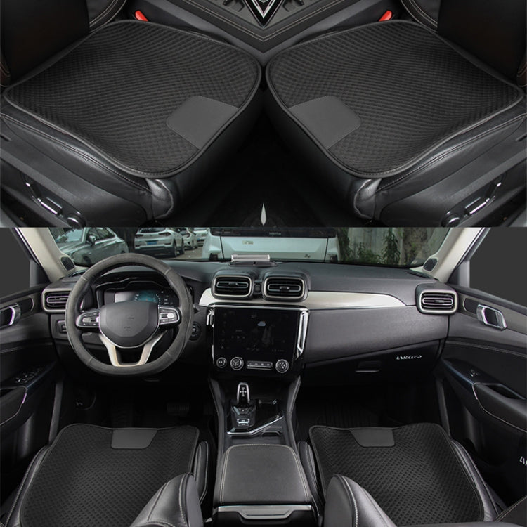 Car Seat Without Backrest Ice Silk Cushion(Claret) - Seat Accessories by PMC TechLife | Online Shopping South Africa | PMC TechLife | Buy Now Pay Later Mobicred