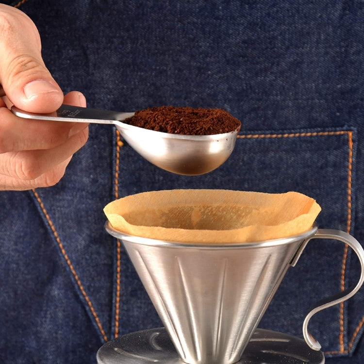 30ml 304 Stainless Steel Thickened Coffee Spoon With Scale Measuring Bean Spoon, Color: Rose Gold - free shipping - PMC TechLife - Order now!