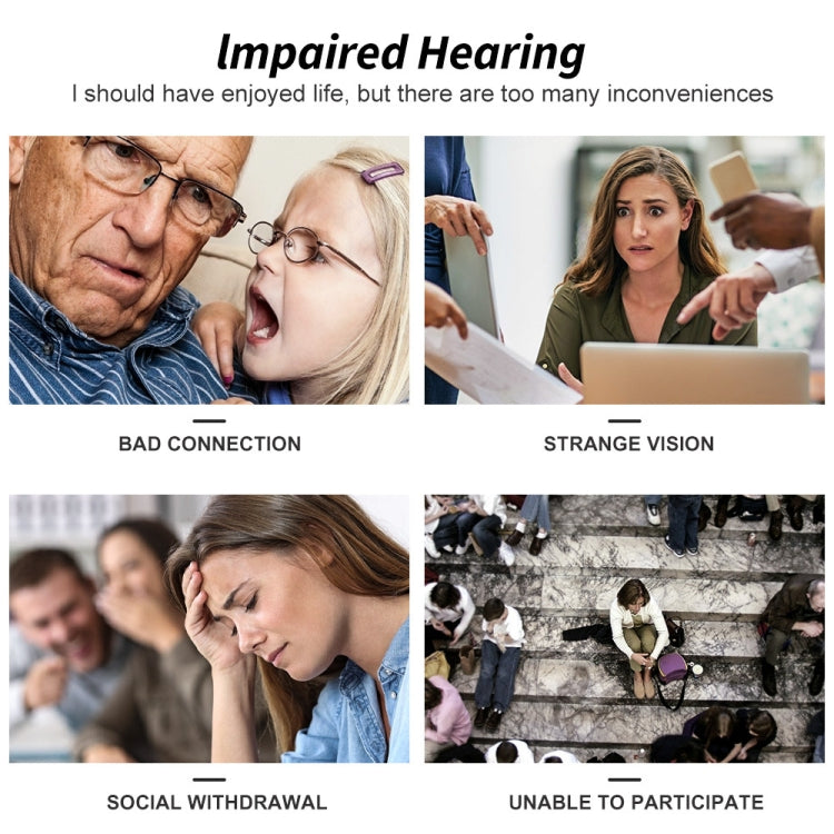 AN127 Invisible In-Ear Hearing Aid Sound Amplifier For The Elderly And Hearing Impaired(Skin Color Right Ear) - Hearing Aids by PMC TechLife | Online Shopping South Africa | PMC TechLife