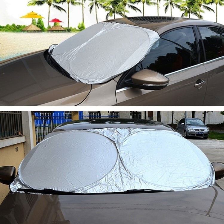 190x90cm Car Double Circle Sun Visor Heat Insulation Sun Protection Sun Block - free shipping - PMC TechLife - Order now!