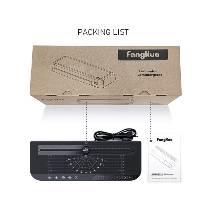 FN338 A4/A5/A6 Photo Laminator With 4 Levels Of Thickness Optional Preheating Alarm(UK Plug) - Photo Film Covering Machine by PMC TechLife | Online Shopping South Africa | PMC TechLife | Buy Now Pay Later Mobicred