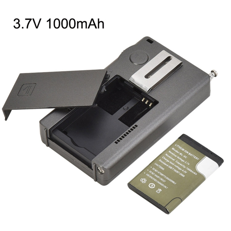 HanRongda HRD-747 Portable Full Band Digital Display High-Frequency Receiving Radio(Silver Gray) - free shipping - PMC Jewellery - Order now!