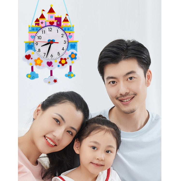 Cartoon Clock Children DIY Handmade Teaching Aids Christmas Decoration(Random Cartoon Style) - Christmas Ornaments by PMc TechLife | Online Shopping South Africa | PMc TechLife | Buy Now Pay Later Mobicred