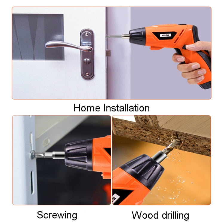 HILDA 47pcs /Set Multi-Function Li-Ion Screwdriver Mini Screwdriver(Black) - Screws by HILDA | Online Shopping South Africa | PMc TechLife | Buy Now Pay Later Mobicred