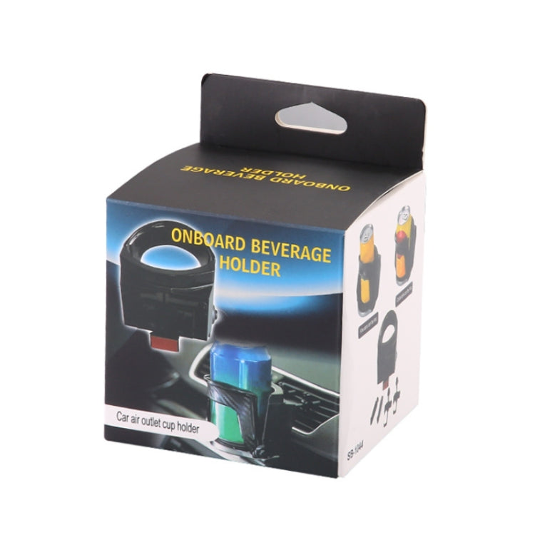 Car Water Cup Holder Multi-function Air Outlet Mobile Phone Holder Ashtray(Carbon Fiber Silver Edge) - Stowing Tidying by PMC TechLife | Online Shopping South Africa | PMC TechLife | Buy Now Pay Later Mobicred