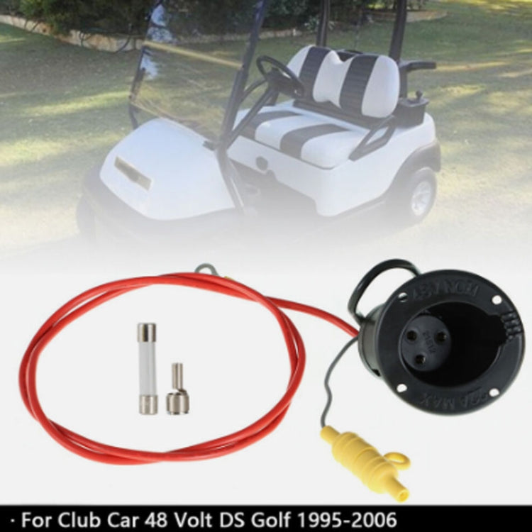 For Club Car DS Golf Cart 48V Charging Outlet 101802101 - EV Charger Accessories by PMC TechLife | Online Shopping South Africa | PMC TechLife