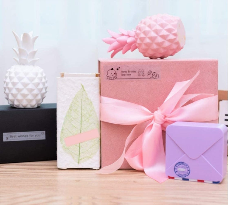 For Phomemo M02S / M02 Pro 9rolls /Pack 15mm Purple/Light Blue/Light Pink Bottom Self-adhesive Thermal Paper - free shipping - PMC TechLife - Order now!