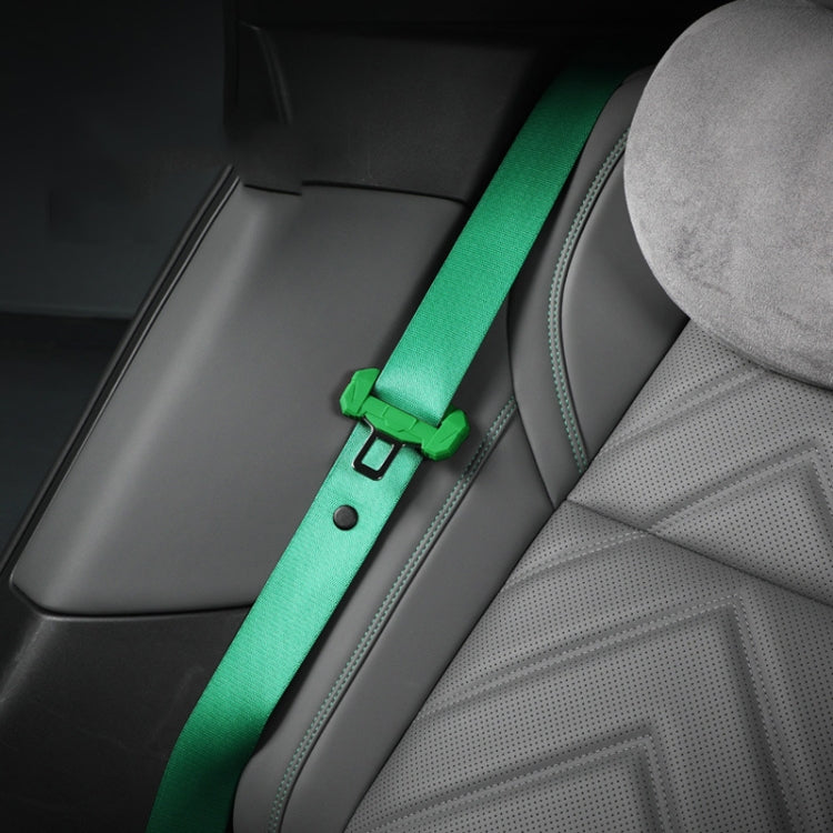 Large Car Seatbelt Buckle Protective Cover Anti Scratch Silicone Protector For Safety Belt Plugs(Green) - Seat Belts & Padding by PMC TechLife | Online Shopping South Africa | PMC TechLife | Buy Now Pay Later Mobicred