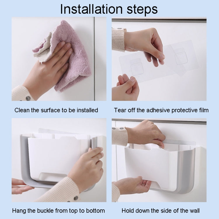 Foldable Car Bin Dual-Use Dustbin Organizer For Home And Car(Light Pink) - Stowing Tidying by PMC TechLife | Online Shopping South Africa | PMC TechLife | Buy Now Pay Later Mobicred