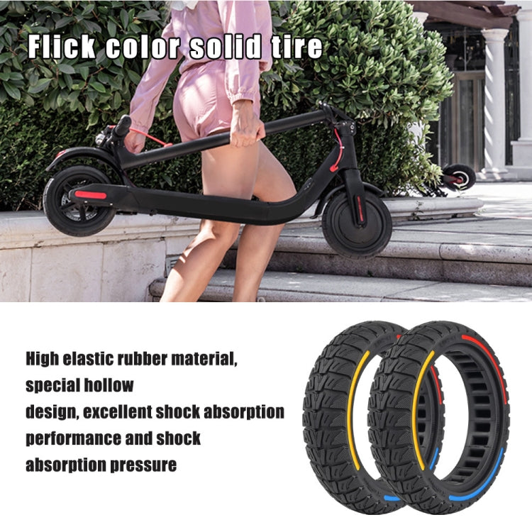8.5 x 2 inch Colorful Flick Off-road Honeycomb Tires for Xiaomi M365 / Pro / Pro 2 / 1S / Lite(Tricolor) - Accessories & Parts by PMc TechLife | Online Shopping South Africa | PMc TechLife | Buy Now Pay Later Mobicred