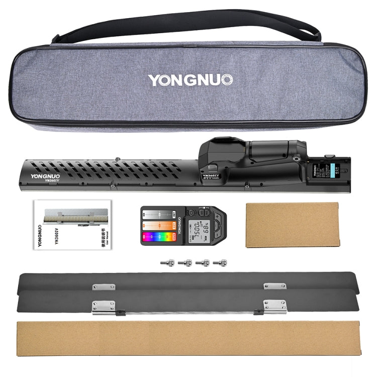 YONGNUO YN360IV 480 LEDs RGB APP Controlled Photography Fill Light, Spec: Standard+Adapter - free shipping - PMC TechLife - Order now!