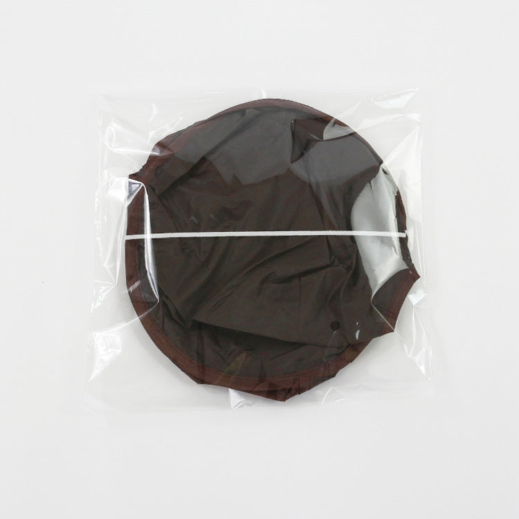 Beard Shaving Apron Convenient Polyester Umbrella Shape Hairdressing Cape(Silver Gray) - free shipping - PMC TechLife - Order now!