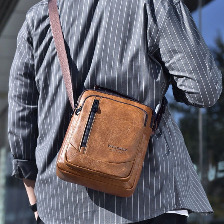 WEIXIER D288 Large Capacity Casual Crossbody Bag Business Waterproof Single Shoulder Packs(Black) - Single-shoulder Bags by WEIXIER | Online Shopping South Africa | PMC TechLife | Buy Now Pay Later Mobicred