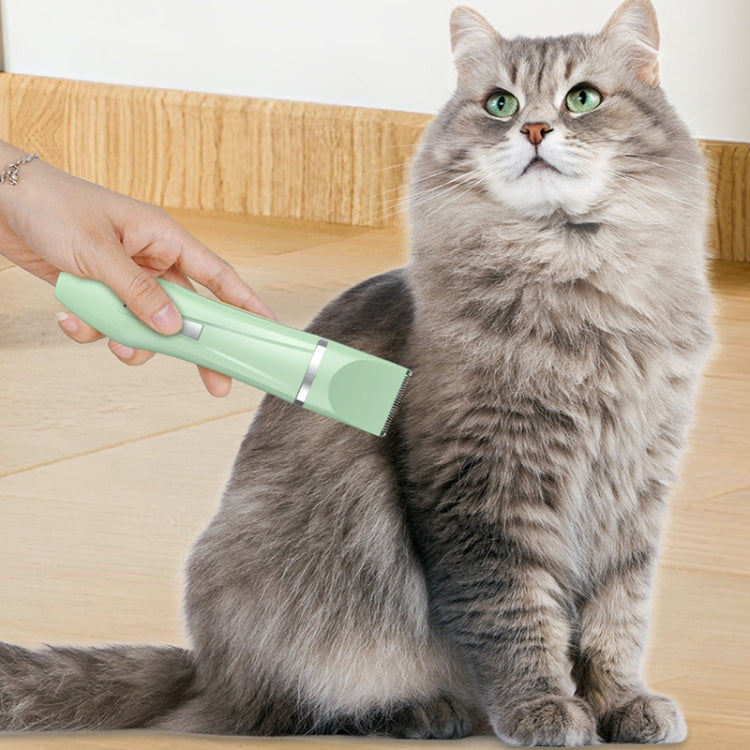 Multifunctional Pet Electric Shaver Cat And Dog Hair Clipper, Color: 2-in-1 Green - Electric Clipper by PMC TechLife | Online Shopping South Africa | PMC TechLife | Buy Now Pay Later Mobicred