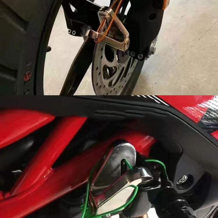 Electrical Vehicle Triangle Disc Brake Lock Universal Alloy Steel Anti-Theft Lock Scooter Padlock(Silver) - Theft Protection by PMC TechLife | Online Shopping South Africa | PMC TechLife | Buy Now Pay Later Mobicred