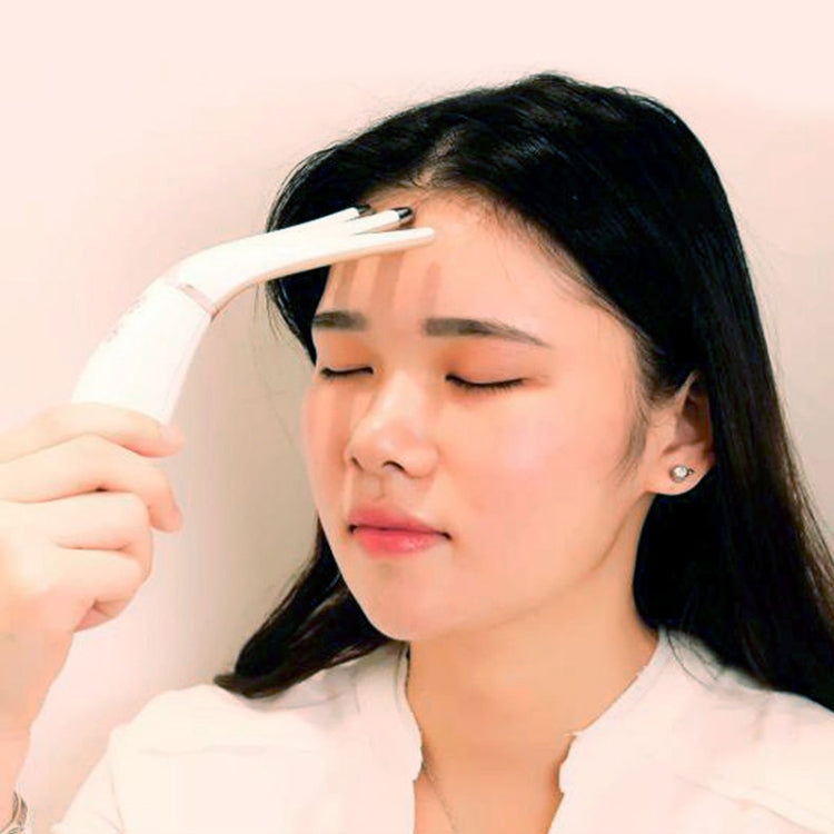 Mini Charging Electric Head Massager Multifunctional Heated Vibration Massage Comb(Pearl White) - free shipping - PMC TechLife - Order now!