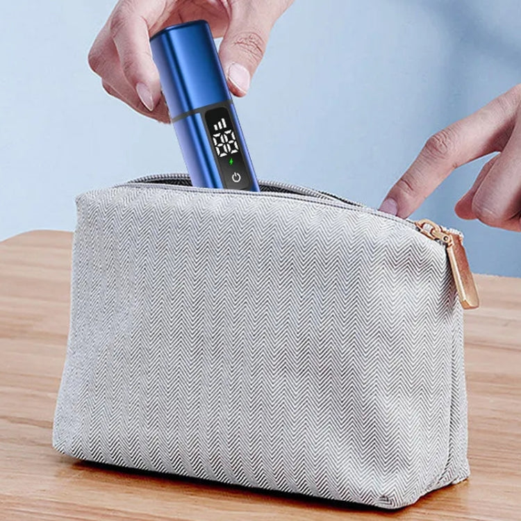 Electric Digital Display Nose Hair Trimmer Rechargeable 3 Gear Adjustable Portable Shaver(Black) - Electric Shavers by PMC TechLife | Online Shopping South Africa | PMC TechLife | Buy Now Pay Later Mobicred