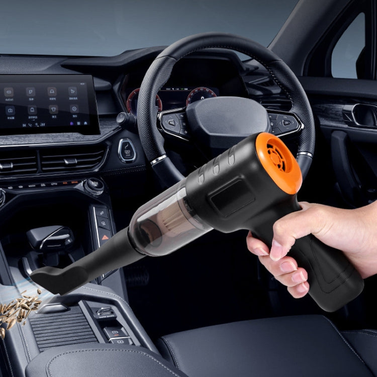 Car Vacuum Cleaner Large Suction Power Wireless Pump Inflatable Blower Handheld Small Vacuum Cleaner, Style: Brush 200W+2 Filters+Storage Bag (Black) - Vacuum Cleaner by PMC TechLife | Online Shopping South Africa | PMC TechLife | Buy Now Pay Later Mobicred