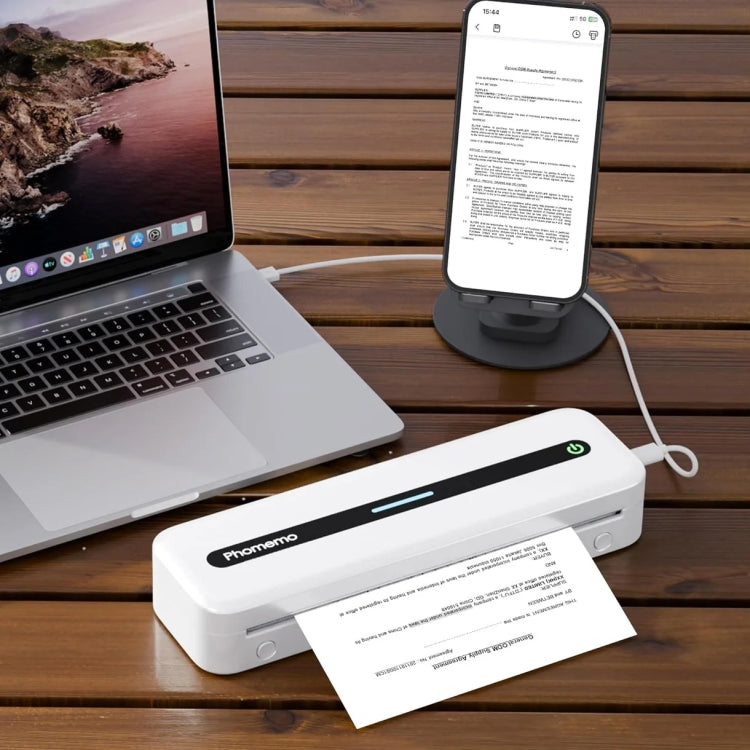 Phomemo 4rolls /Box A4 Writing Quick-Drying Thermal Paper 10-Year Long-Lasting For M832 / M833 / M834 / M835 Printer - Printer Accessories by PMC TechLife | Online Shopping South Africa | PMC TechLife | Buy Now Pay Later Mobicred