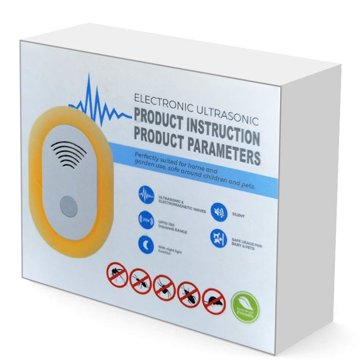 Adjustable Night Light Ultrasonic Mosquito Repeller Mini Home Electronic Mouse Repeller, Spec: EU Plug(White) - Repellents by PMC TechLife | Online Shopping South Africa | PMC TechLife | Buy Now Pay Later Mobicred