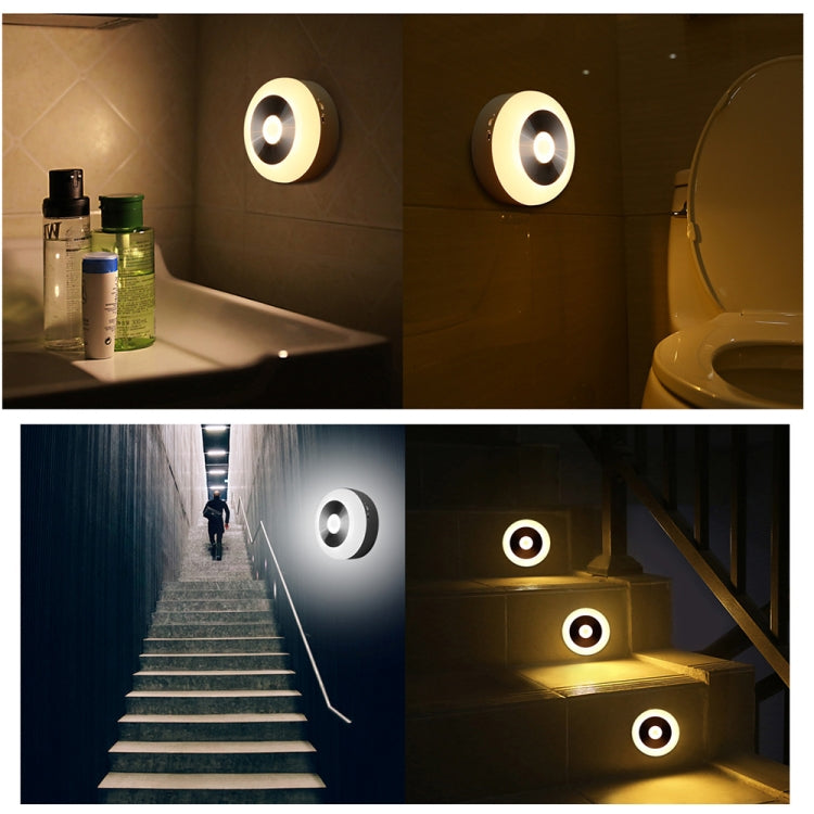 Smart Sensor Night Light Infrared Sensor Corridor Aisle Light, Spec: Charging Model(Warm White) - Sensor LED Lights by PMC TechLife | Online Shopping South Africa | PMC TechLife | Buy Now Pay Later Mobicred