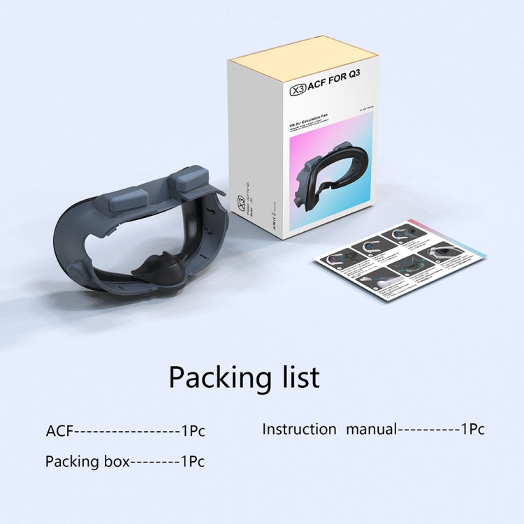 For Meta Quest 3 Adjustable Replacement Eye Mask VR Blackout Soft Replacement Face Mask Set - VR Accessories by PMC TechLife | Online Shopping South Africa | PMC TechLife | Buy Now Pay Later Mobicred