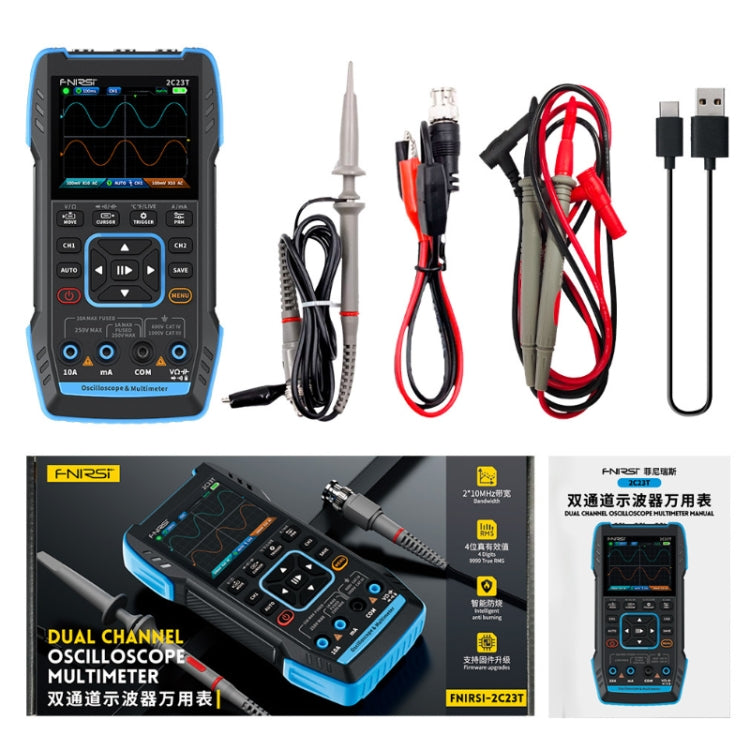 FNIRSI 3 In 1 Handheld Digital Oscilloscope Dual-Channel Multimeter, Specification: Standard - free shipping - PMC TechLife - Order now!