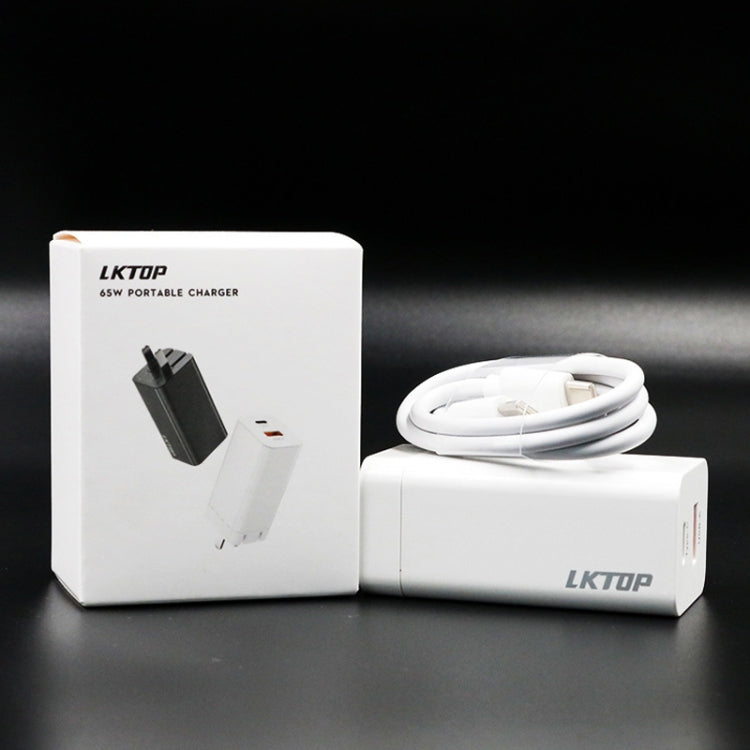 For DJI Mavic Series LKTOP 65W GaN Charger AC Adapter with USB-C and USB-A Port US Plug - free shipping - PMC TechLife - Order now!