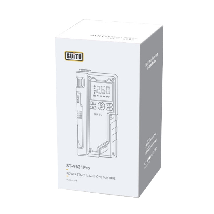 SUITU ST-9631 8pcs /Set Portable Outdoor Car Battery Emergency Start Power Car Inflatable Pump, Style: Ordinary Clip - Inflatable Pump by SUITU | Online Shopping South Africa | PMC TechLife