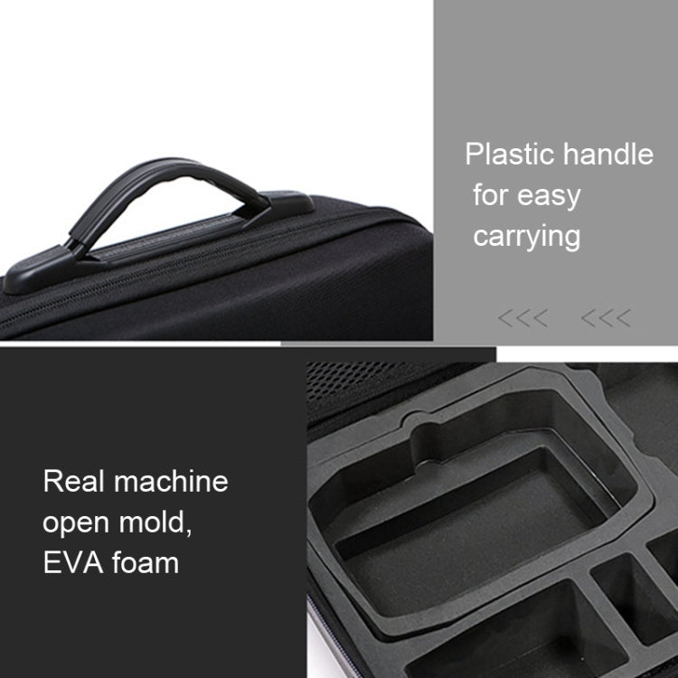 For DJI MINI 4 PRO Suitcase Backpack Messenger Bag Organizer(Pu Diamond Pattern) - by PMC TechLife | Online Shopping South Africa | PMC TechLife | Buy Now Pay Later Mobicred