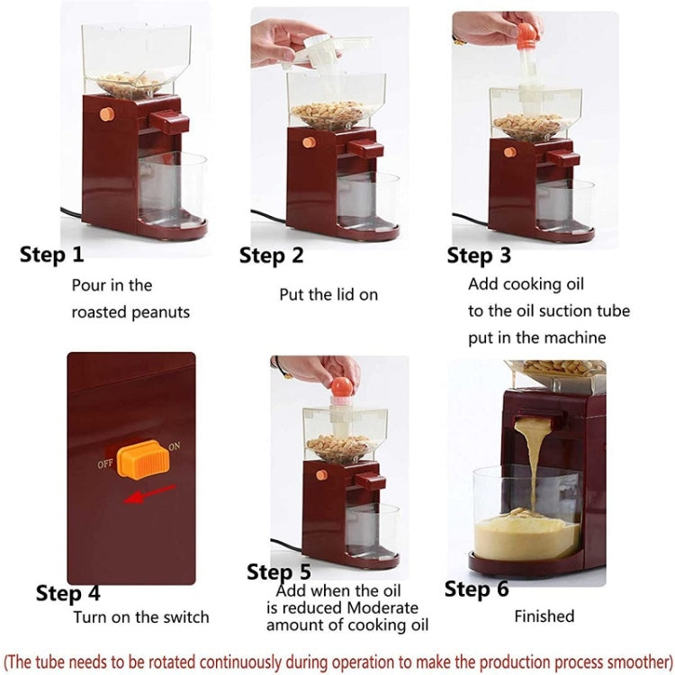 Household Electric Peanut Butter Machine Small Cooking Grinder(EU Plug) - Stirrer & Squeezer by PMC TechLife | Online Shopping South Africa | PMC TechLife | Buy Now Pay Later Mobicred