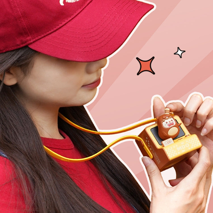 Cartoon Game Console Shape USB Charging Portable Bladeless Halter Fan(Beat Gophers) - Electric Fans by PMC TechLife | Online Shopping South Africa | PMC TechLife | Buy Now Pay Later Mobicred