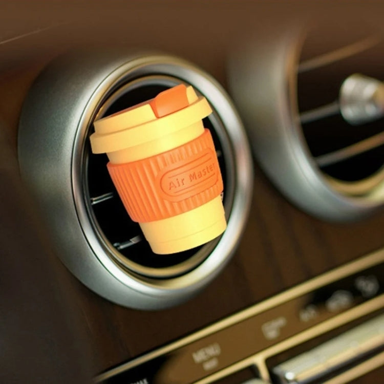 BEN.JACK Coffee Cup Car Perfume Air Conditioner Air Outlet Aromatherapy Ornaments(Light Yellow+Yellow) - Air Freshener by BEN.JACK | Online Shopping South Africa | PMC TechLife | Buy Now Pay Later Mobicred