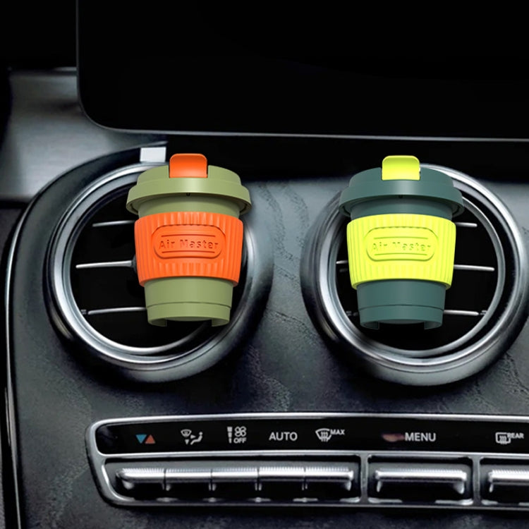 BEN.JACK 4pcs /Set Coffee Cup Air Outlet Aromatherapy Refill Tablets(Secret Cedar Wood) - Air Freshener by BEN.JACK | Online Shopping South Africa | PMC TechLife | Buy Now Pay Later Mobicred