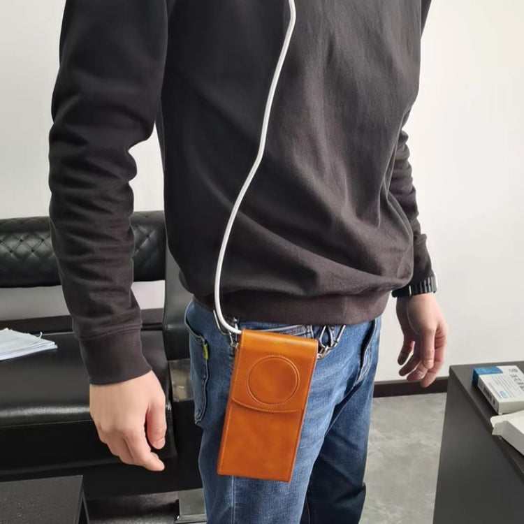 For Apple Vision Pro Power Organizer Case Carrying Bag(Brown) - VR Accessories by PMC TechLife | Online Shopping South Africa | PMC TechLife | Buy Now Pay Later Mobicred