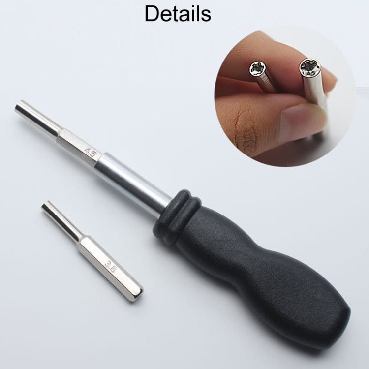 For N64/NGC/SFC Game Console Disassembly Hardware Tools Screwdriver Accessories, Model: 3.8mm+4.5mm Sleeve - Screwdriver by PMC TechLife | Online Shopping South Africa | PMC TechLife