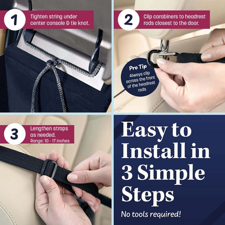 Car Storage Bag Multifunctional Pet Barrier Mesh Bag(Black) - Stowing Tidying by PMC TechLife | Online Shopping South Africa | PMC TechLife | Buy Now Pay Later Mobicred