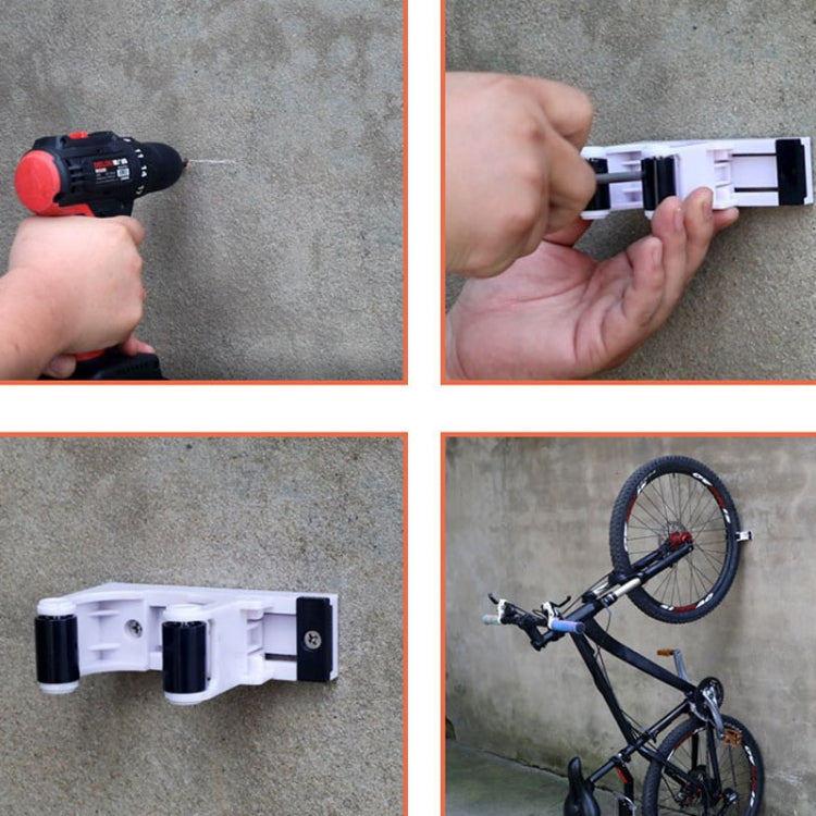 DEEMOUNT RCK-051 Road Bicycle Parking Buckle Wall Hook Mountain Bike Parking Buckle(White Red) - free shipping - PMC TechLife - Order now!